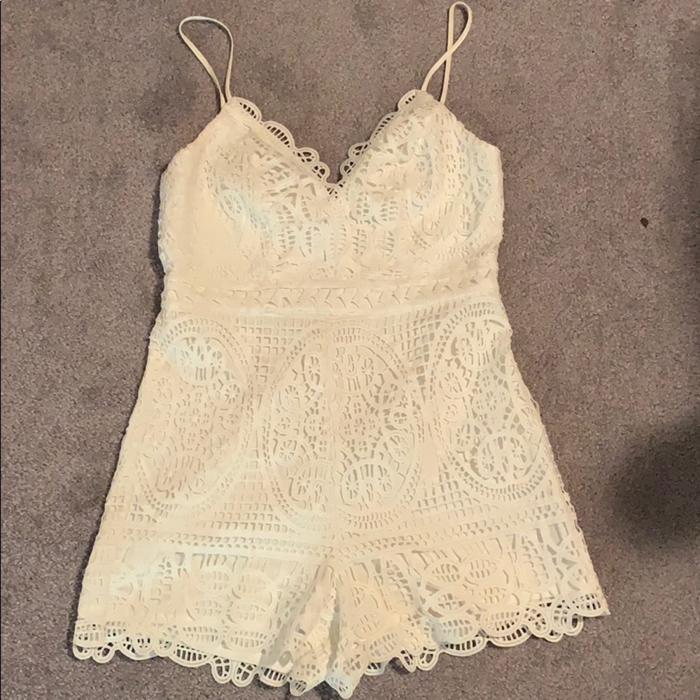 white romper